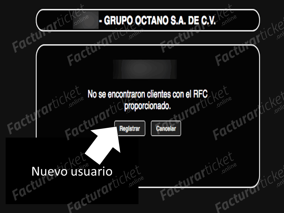 Facturación Ticket Grupo Octano